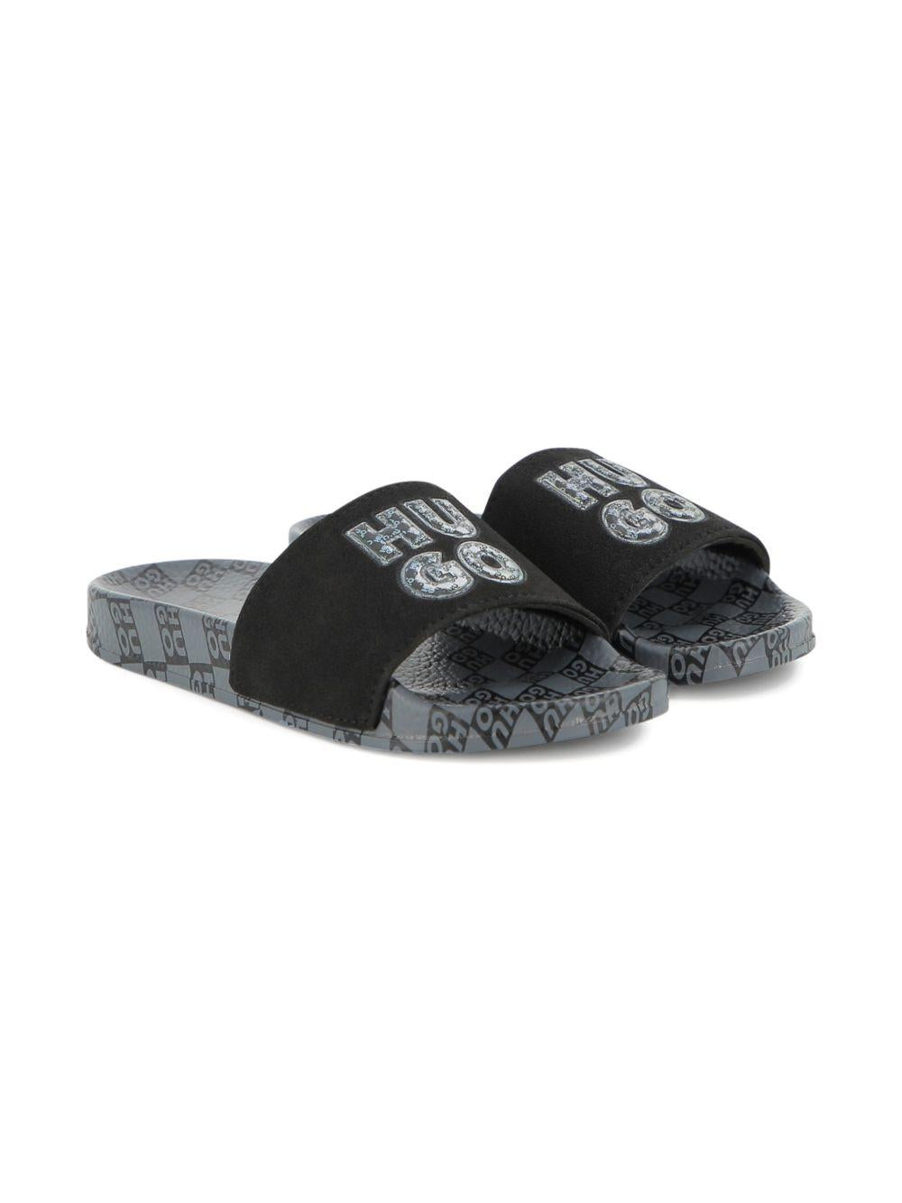 Ciabatte con logo G01151 09B HUGO KIDS 
