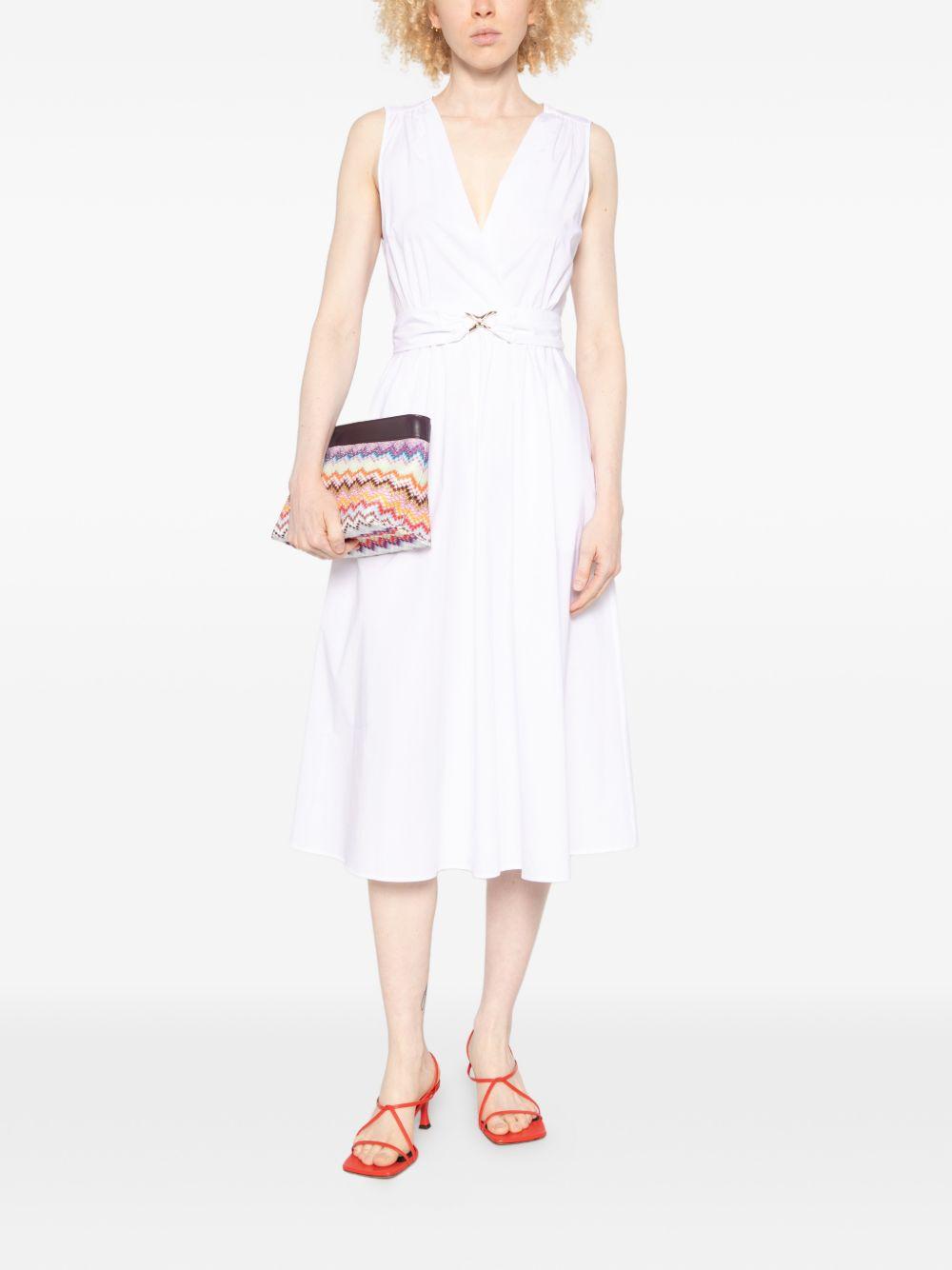 Abito scollo a V con cintura 261TT2161 00001 TWINSET 