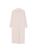 Abito camicia in cotone con ricamo