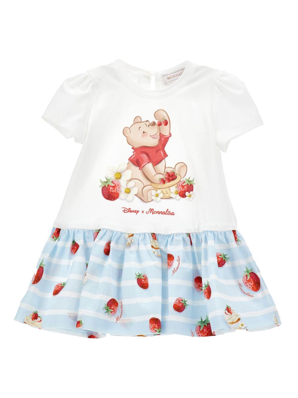 Abito con stampa Winnie the Pooh 31G9167201 9952 MONNALISA KIDS 