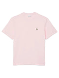 Pink T-shirt with mini logo embroidery