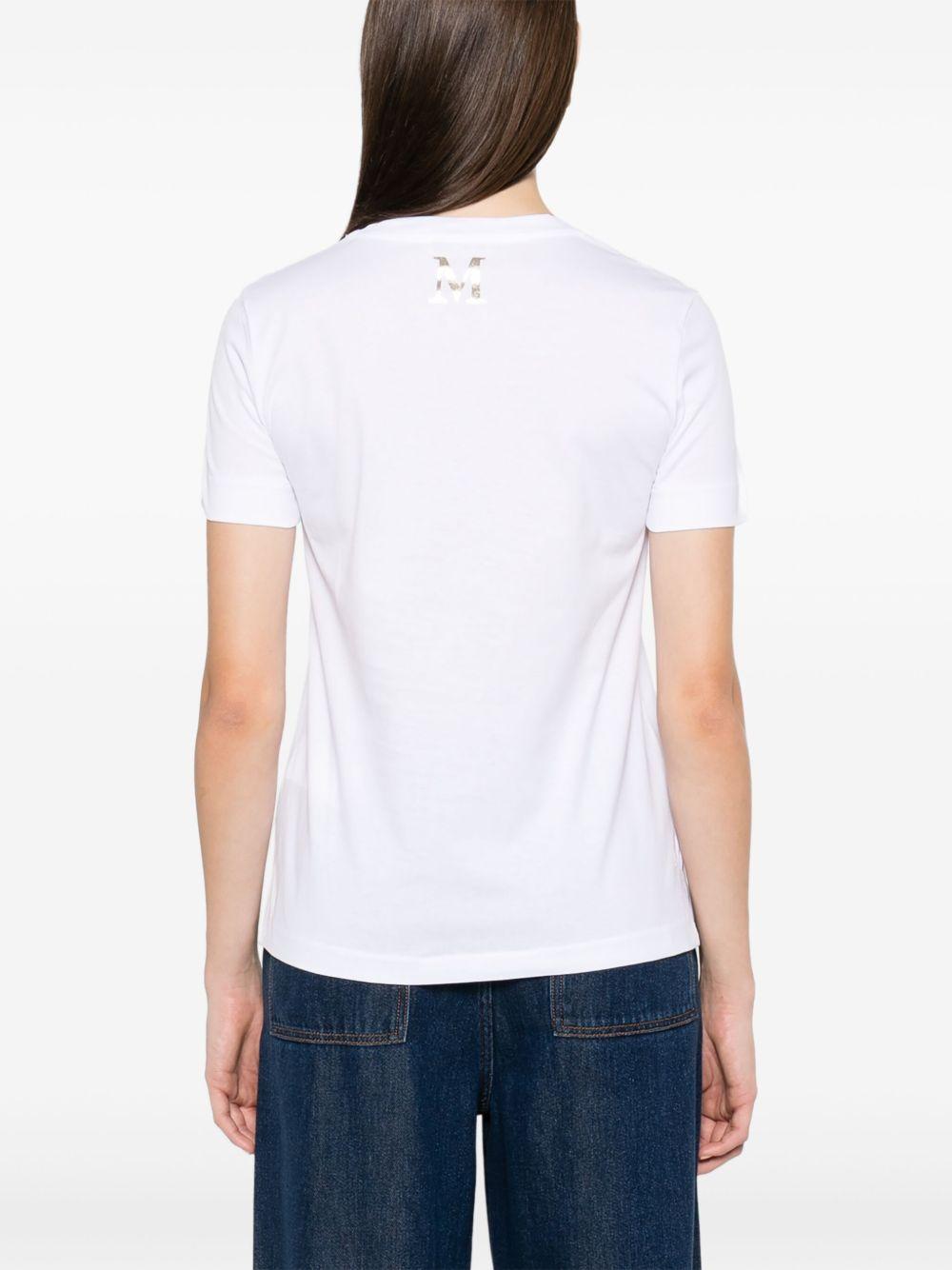 T-shirt bianca summer feeling 2519971033600 001 MAX MARA 'S 