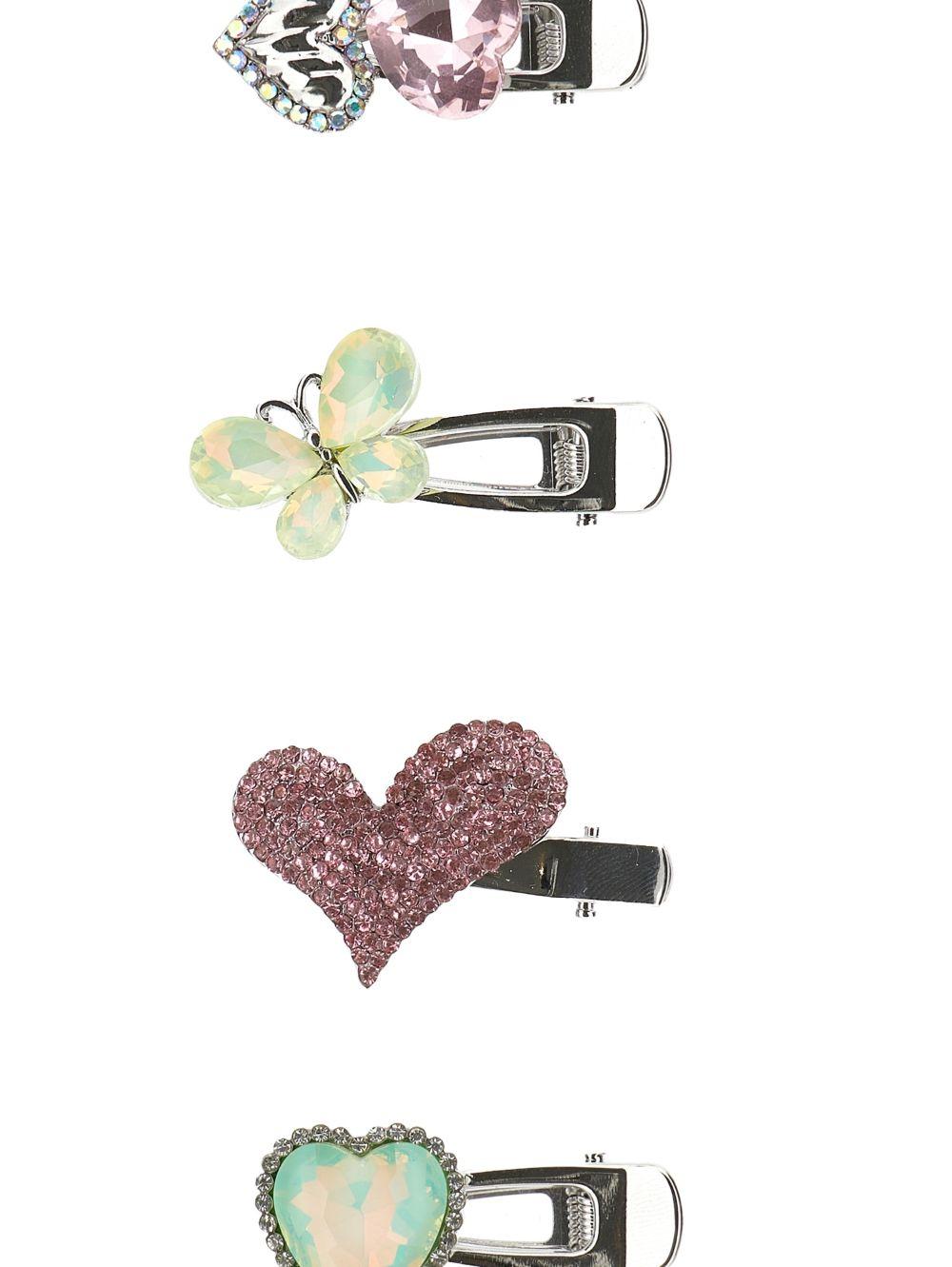 Set di 4 fermagli decorati 17G0087753 0084 MONNALISA KIDS 