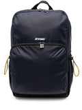 Zaino con zip frontale e dettagli arancioni