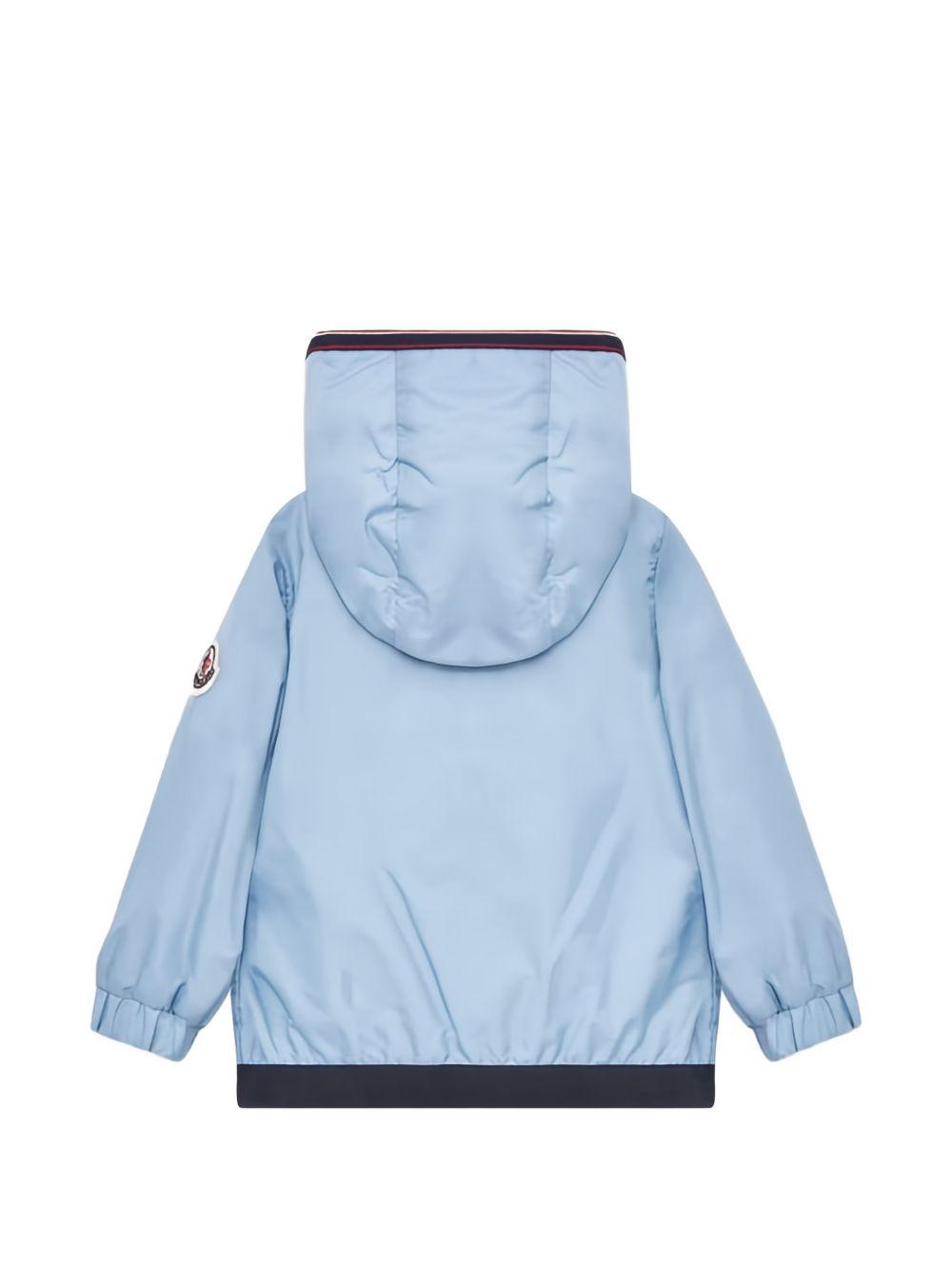 Giacca con cappuccio in poliammide L19511A0002253A5E 713 MONCLER KIDS 