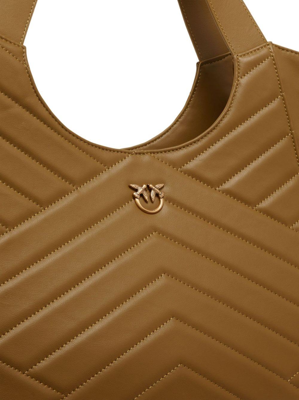 Borsa Tote puzzle verde oliva