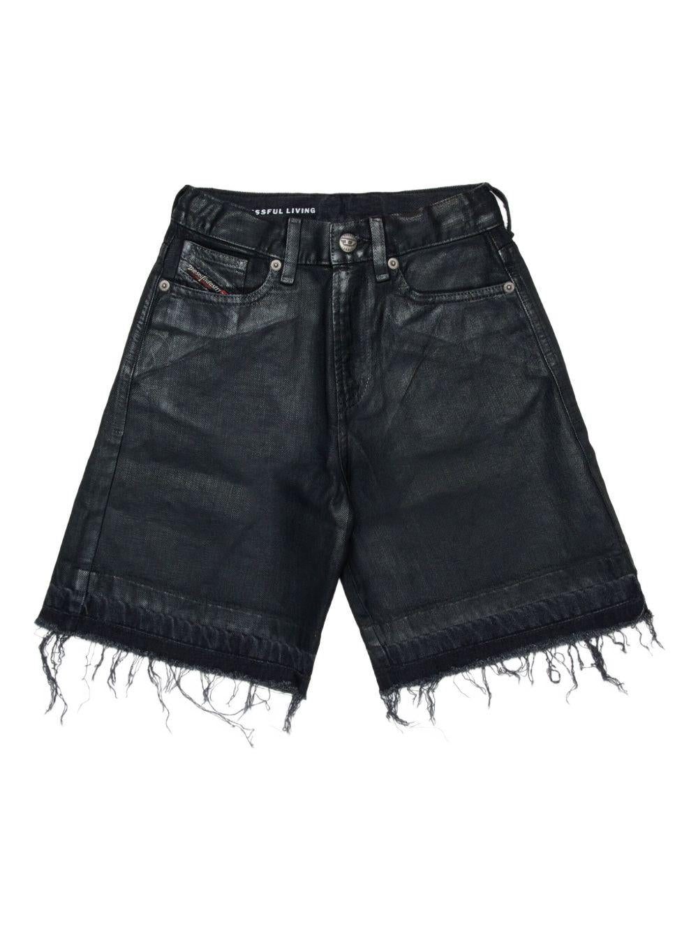 Shorts in Denim D-Argjx con Logo Posteriore J02351KXBPX K02 DIESEL KIDS 