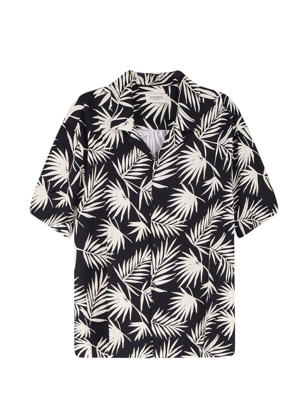 Camicia in viscosa bowling collar S6LAMASI228 110 LANEUS 