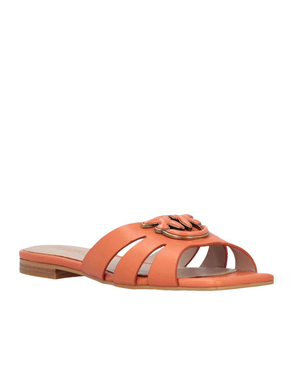Ciabatta marli 09 arancione fard SD0313P003 Q74 PINKO 