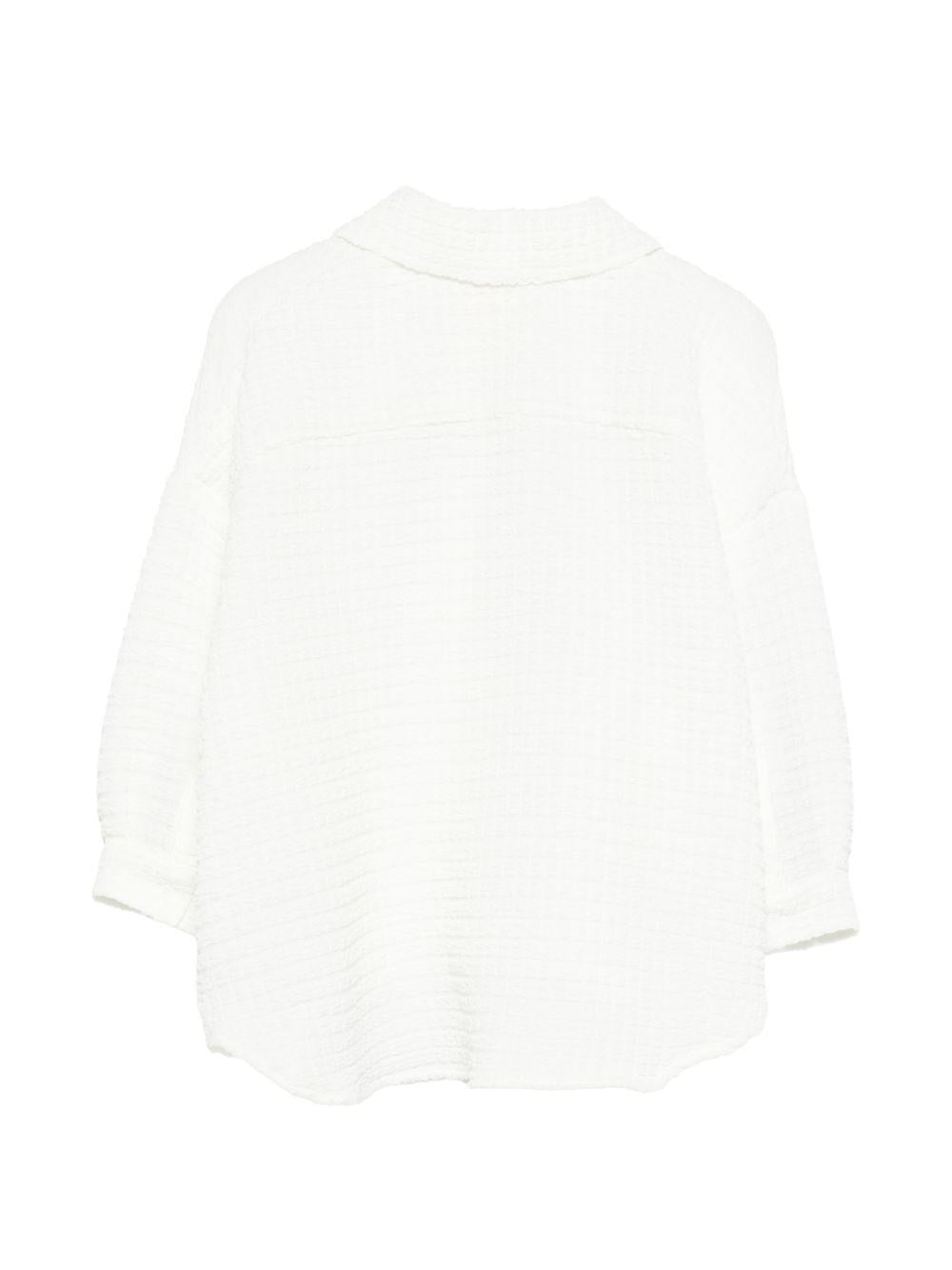 Camicia con colletto classico a maniche lunghe DY5B10U0267 100 DOUDOU KIDS 
