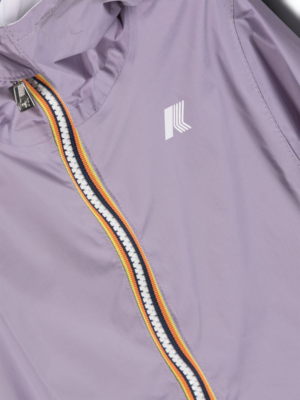 Giubbino lily viola double bianco