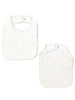 Set bavette beige logate (2pz)