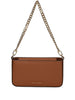 Borsa convertibile Bryant piccola in pelle martellata cuoio