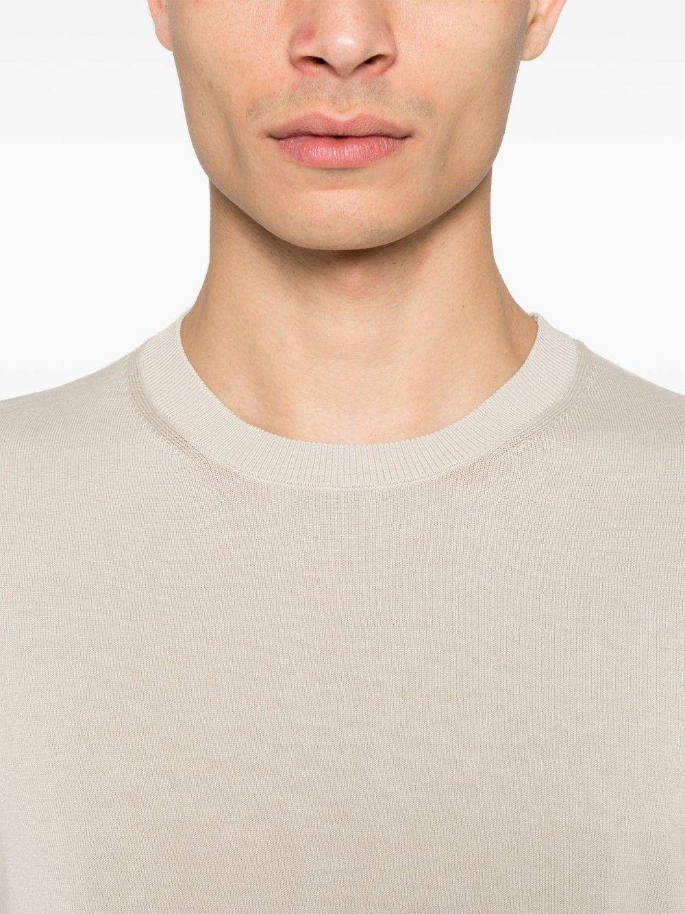 Maglione in filo beige
