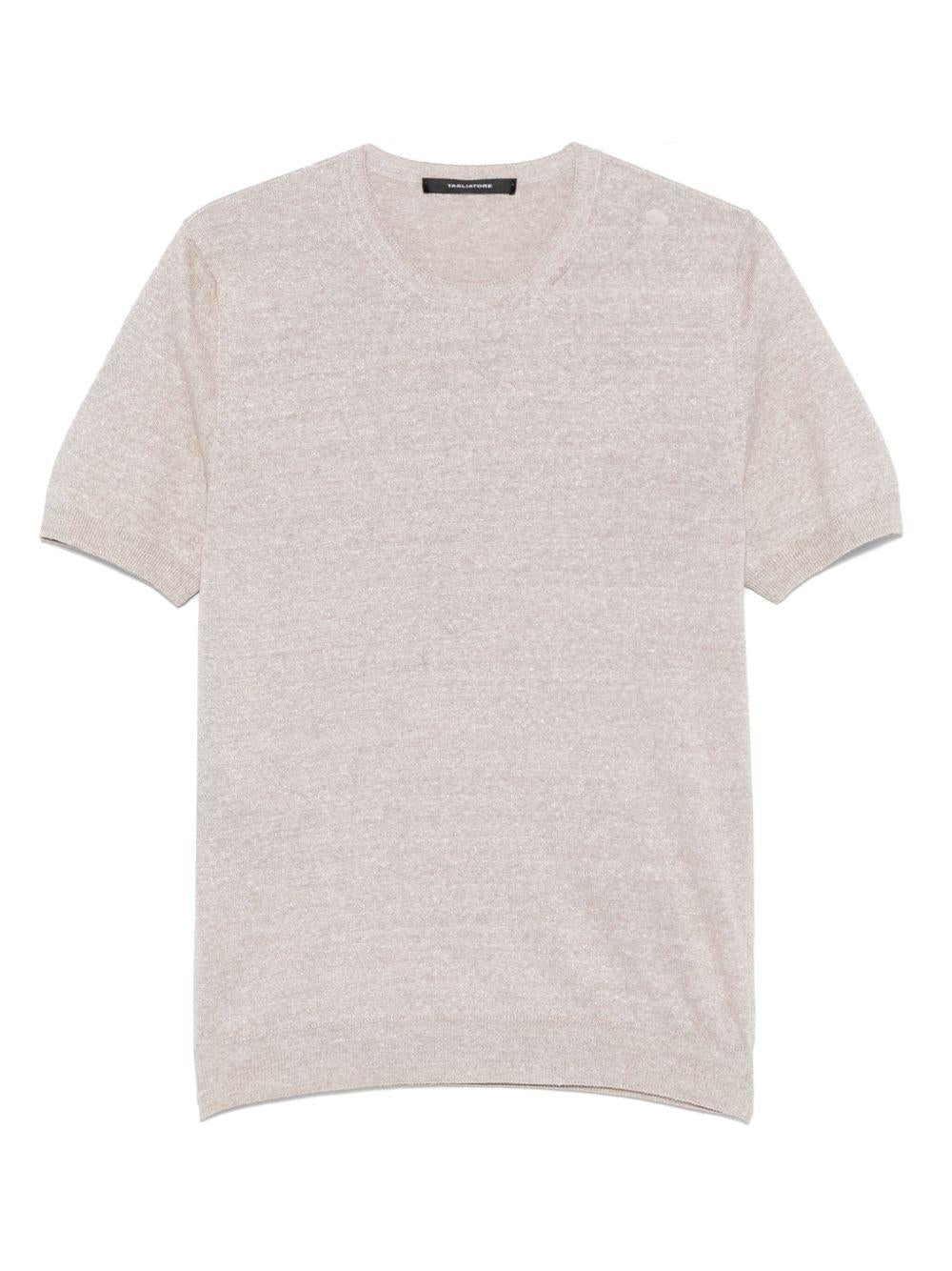T-shirt Josh  in filo beige