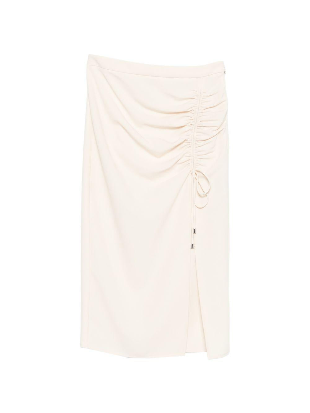 Gonna avorio con coulisse 8G0530A701 W409 PATRIZIA PEPE 