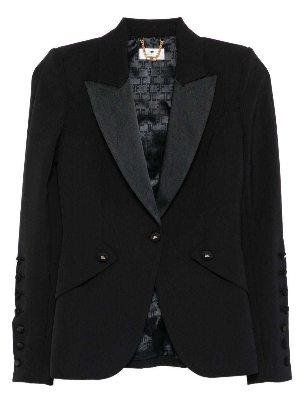 Blazer con Revers a Lancia e Maniche Lunghe GI15456E2 110 ELISABETTA FRANCHI 