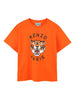 T-shirt arancione con grafica Tiger