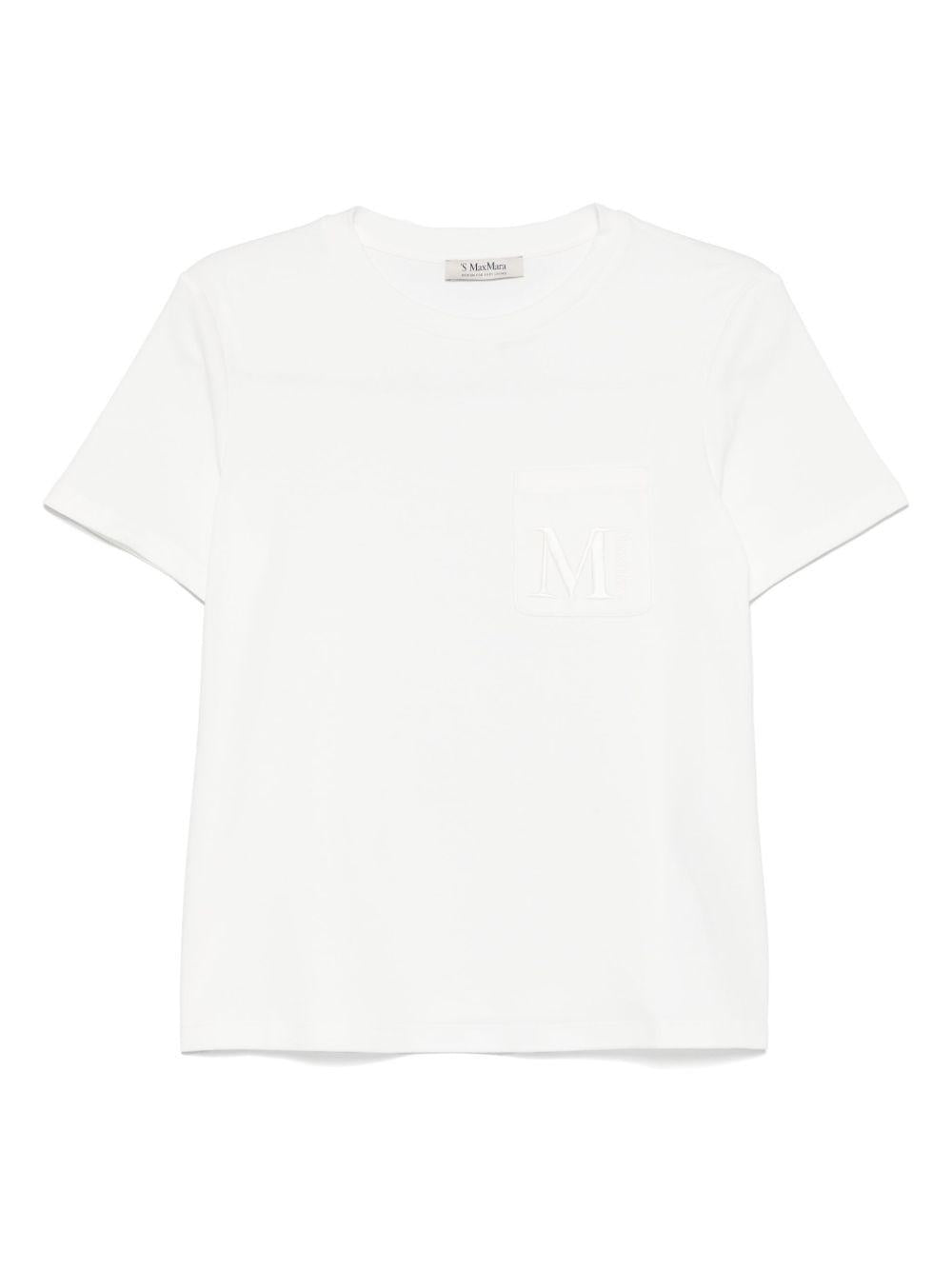 T-shirt bianca in cotone 2529976011600 001 MAX MARA 'S 