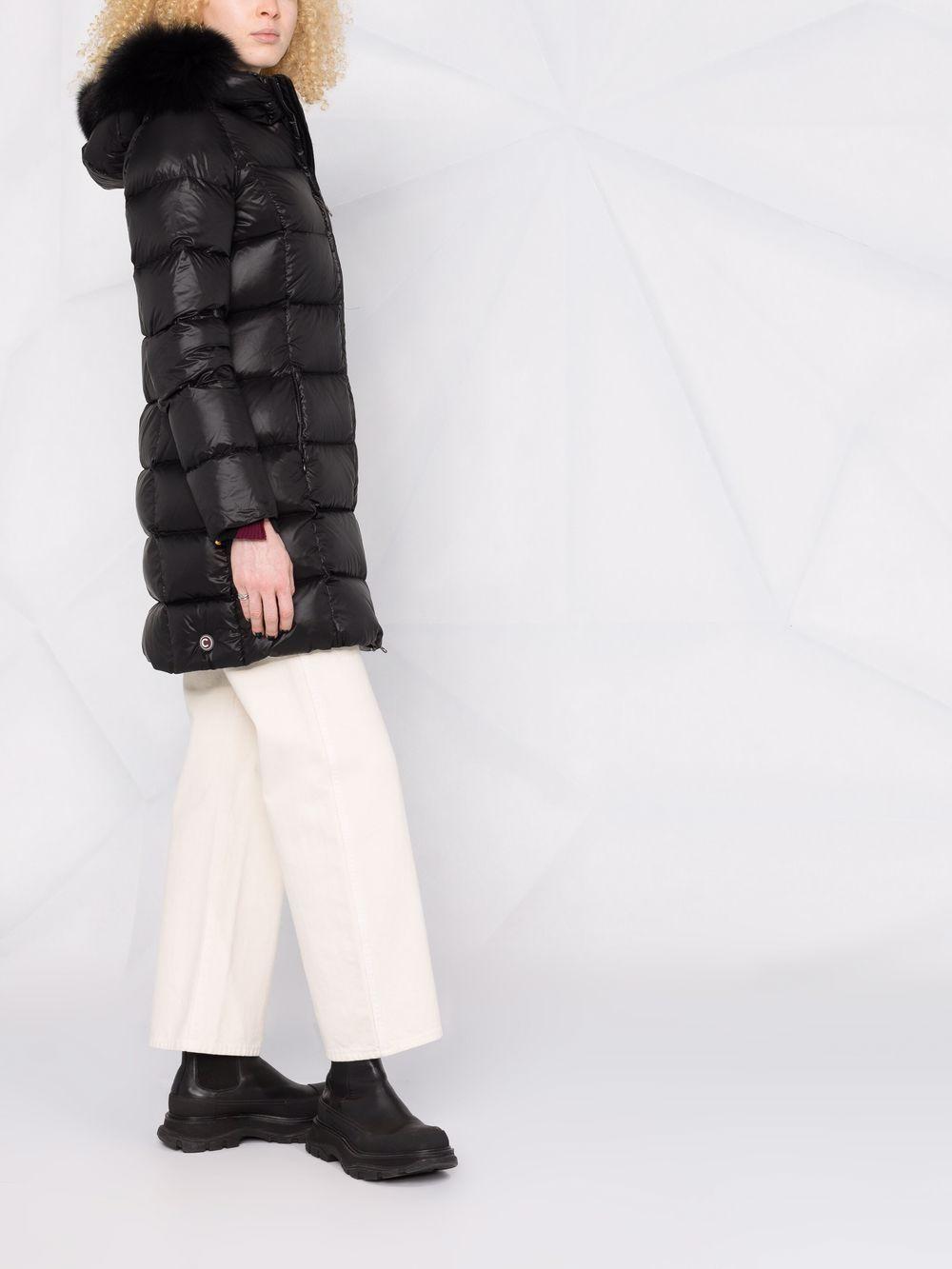 Piumino lungo Donna Nero 2221F5WG 99 COLMAR 