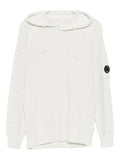 Hoodie with Logo Patch on the Sleeve