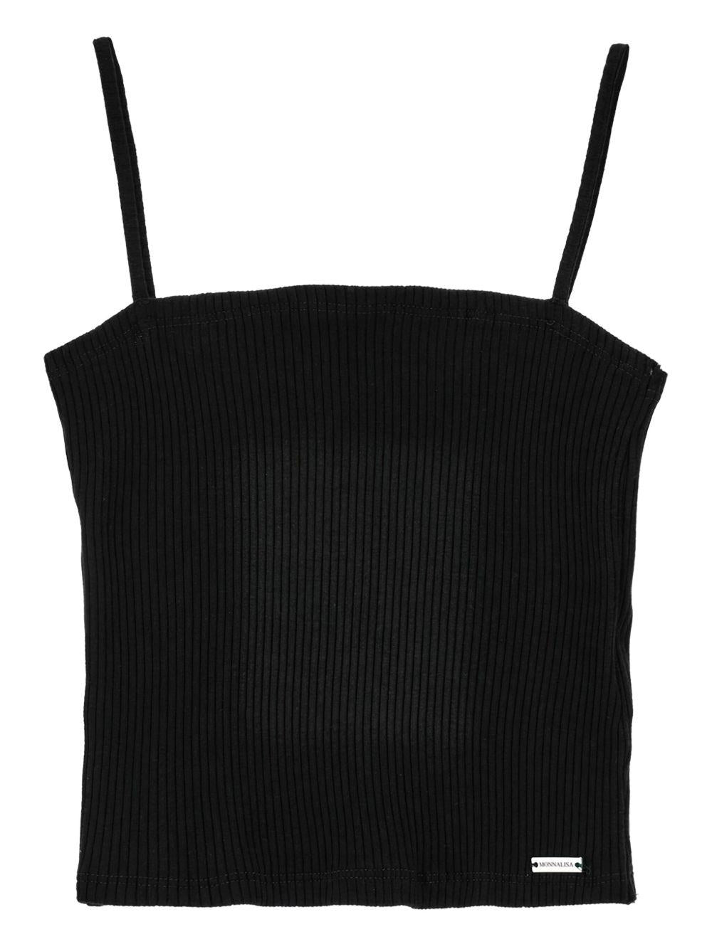 Camicia in Popeline a Maniche Lunghe 41F3006116 0150 MONNALISA KIDS 