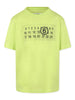 T-shirt verde lime logo numerico