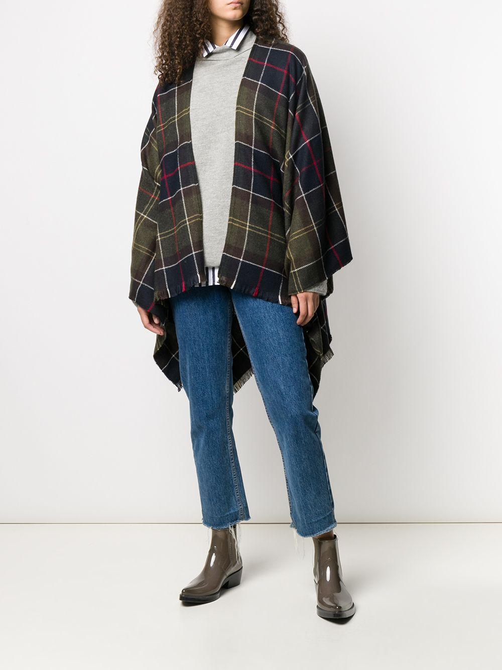 Scialle con Bordi Sfrangiati LSC0184 TN11 BARBOUR 