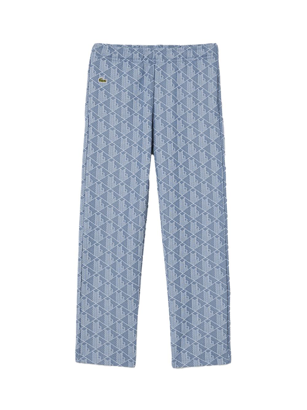 Pantatuta celeste logo all-over XJ1232 HGI LACOSTE KIDS 