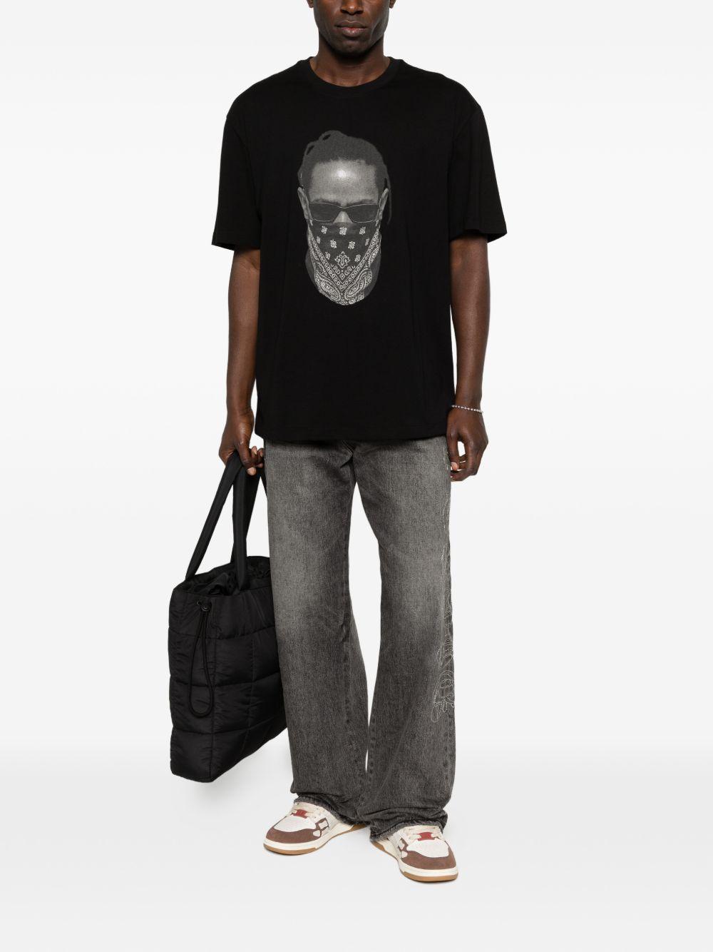 T-shirt in cotone con stampa grafica NUS26278 009 IH NOM UH NIT 