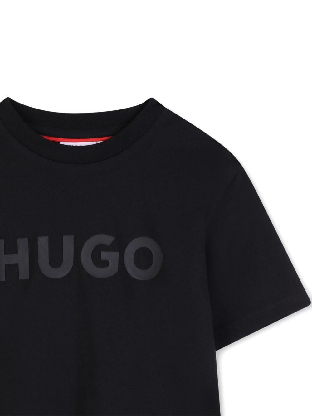 T-shirt con logo G01014 09B HUGO KIDS 