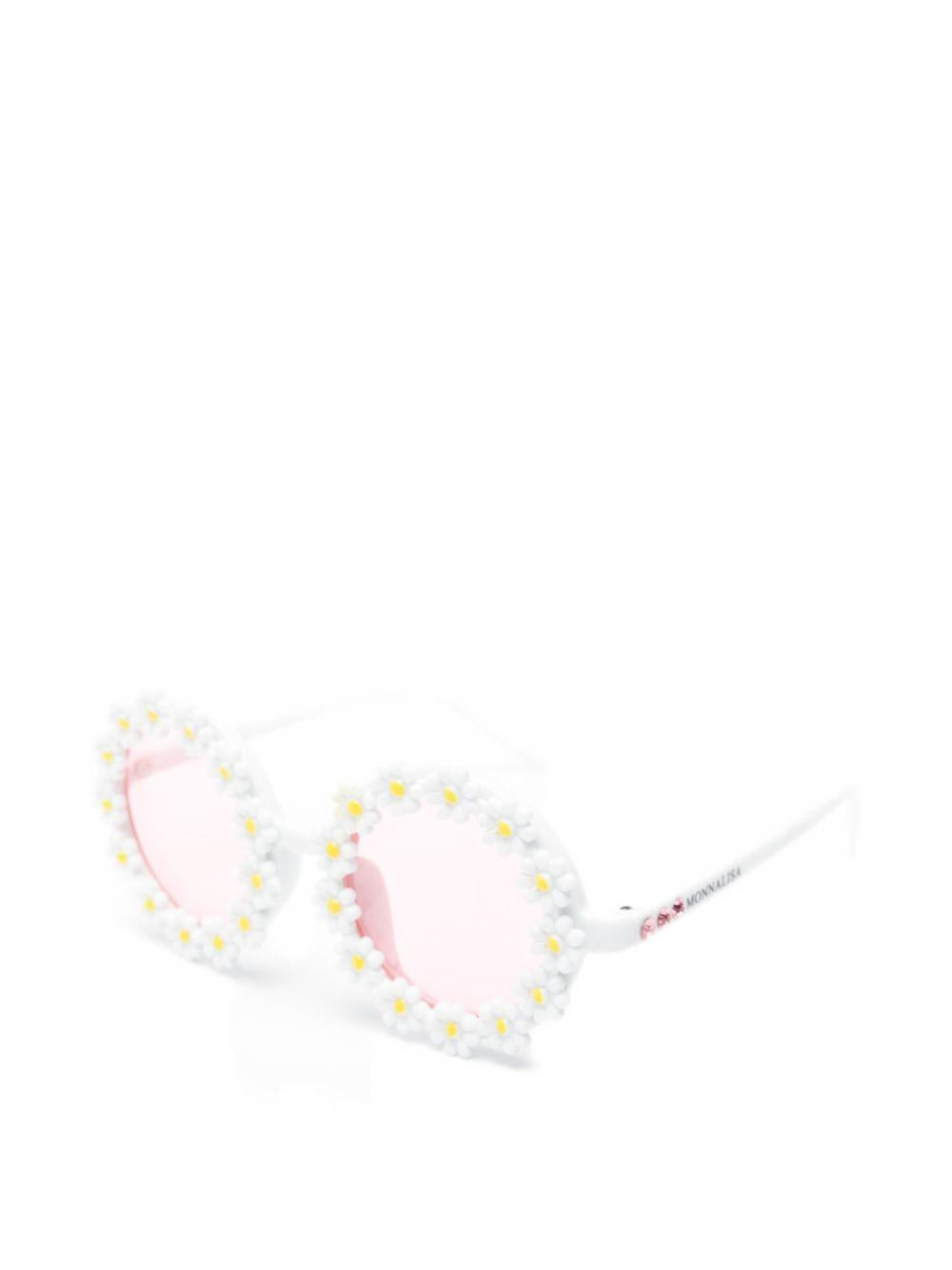 Occhiali da sole con decorazioni floreali 39G0197093 0190 MONNALISA KIDS 