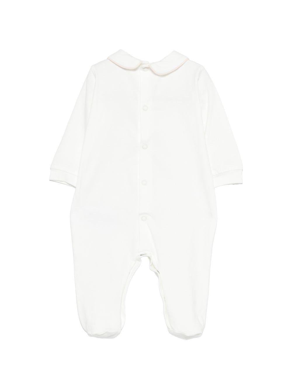 Tutina in cotone con piedini E26010 BIANCO NANAN KIDS 