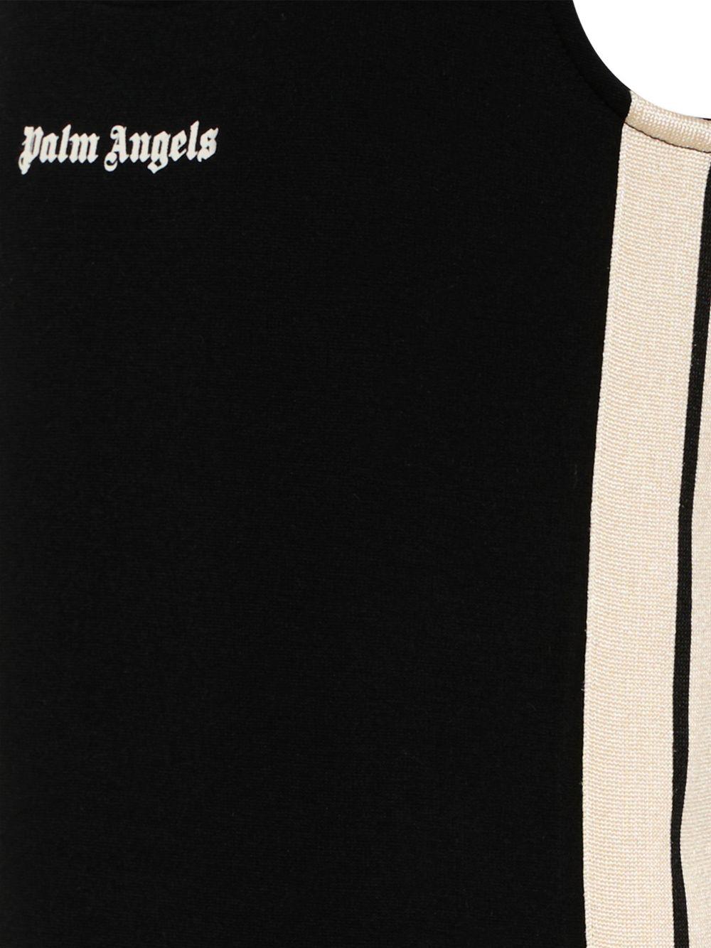 Abito canotta in viscosa con bande laterali PGCM009S26FLE001 110 PALM ANGELS KIDS 