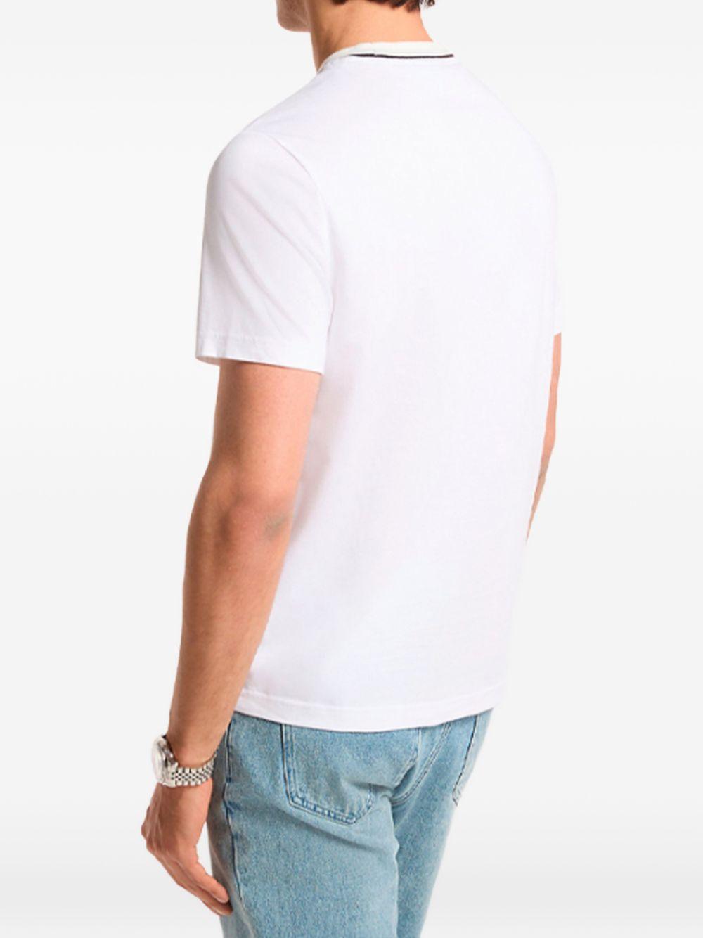 T-shirt girocollo con bordino CS652SN19P 100 MICHAEL KORS 